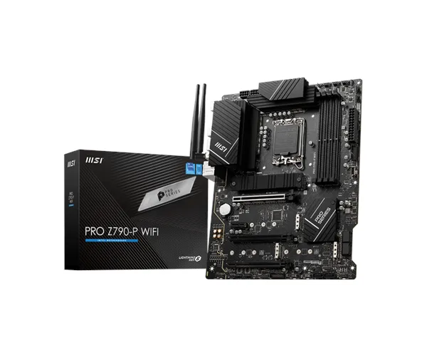 MSI PRO Z790-P WIFI Hovedkort - Intel Z790 - Intel LGA1700 socket - DDR5 RAM - ATX